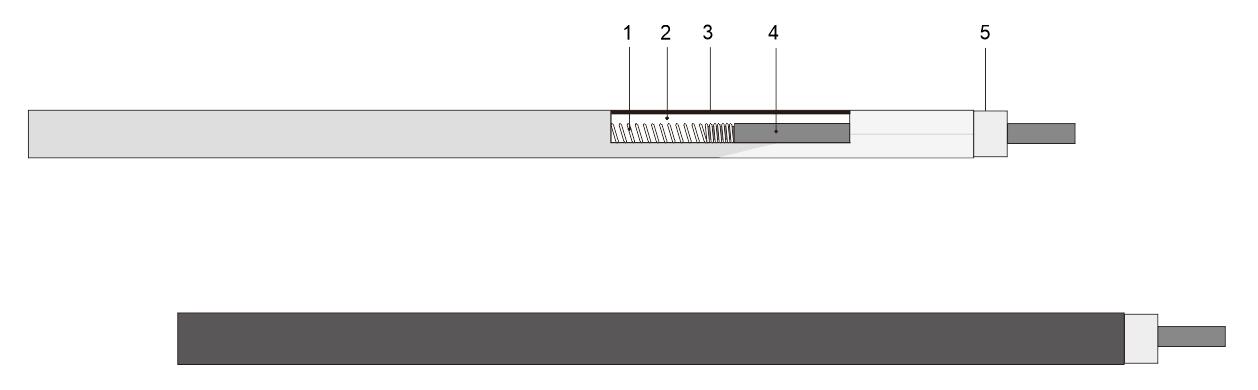 管状加热器(图1) 管状加热器(图1)